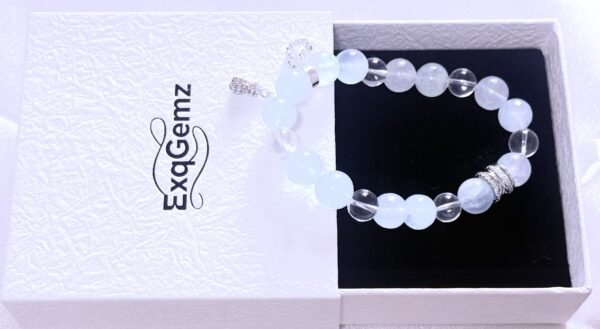 Aquamarine and White Quartz - Image 2