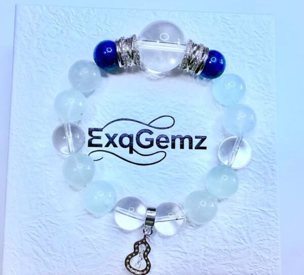 Aquamarine and White Quartz - Image 3