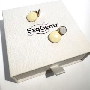 Gold-plated soft-around-finger earrings
