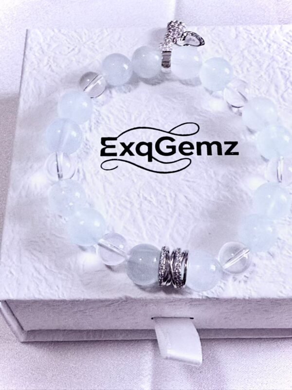 Aquamarine and White Quartz - Image 3