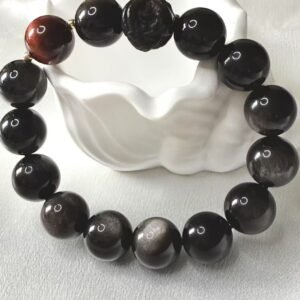 Obsidian bracelet
