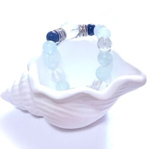 Aquamarine and White Quartz
