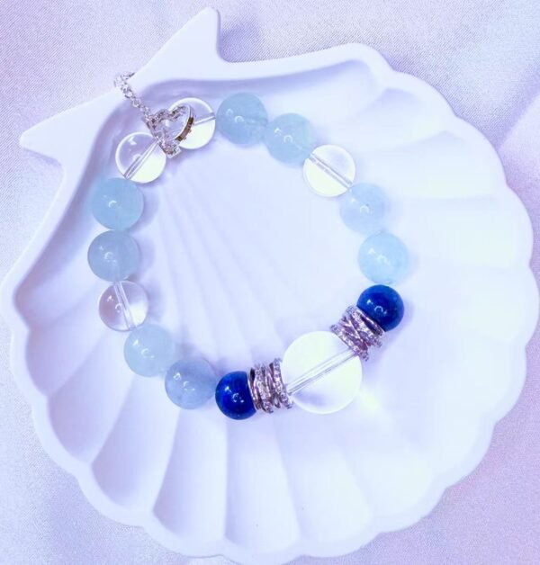 Aquamarine and White Quartz - Image 2