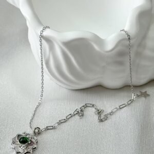 Starlight Green Ingot Necklace