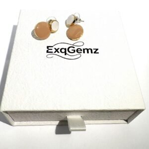 Gold-plated soft-around-finger earrings