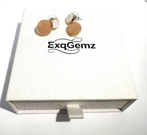 Gold-plated soft-around-finger earrings